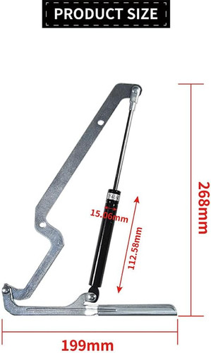 Gas strut hinges - 140n, for